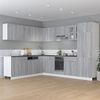 vidaXL Hanging Corner Cabinet Lyon Grey Sonoma 57x57x60 cm Engineered Wood