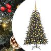 vidaXL Artificial Christmas Tree with 150 LEDs with Stand Green 150 cm