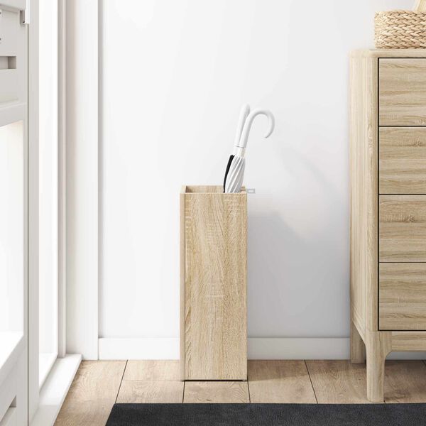 vidaXL Umbrella Stand Sonoma Oak 20 x 20 x 55.5 cm Engineered Wood