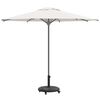 vidaXL Parasol Base Art Deco Black &Oslash; 45 x 39.5 cm Iron