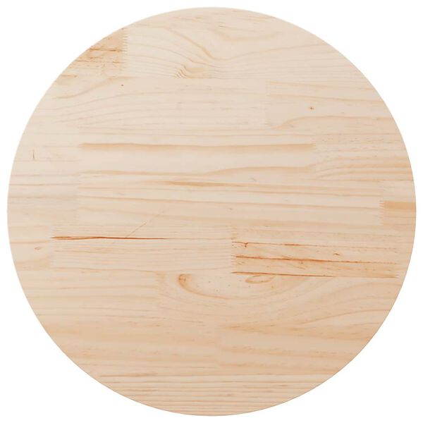 vidaXL Table Top Round &Oslash;90x3 cm Solid Wood Pine