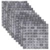 vidaXL Mosaic Tiles Grey 30 x 30 cm Marble