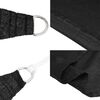 vidaXL Sunshade Sail 160 g/m² Black 3/4x2 m HDPE