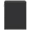 vidaXL Wall-mounted Bedside Cabinets 2 pcs Black 40x31x39.5 cm