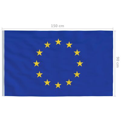 vidaXL Europe Flag 90x150 cm