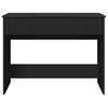 vidaXL Dressing Table with Mirror Black 100x45x76 cm