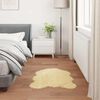 vidaXL Faux Sheepskin Rug Tafalla Cream 60 x 90 cm Polyester