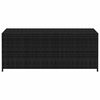 vidaXL Garden Storage Box Black 150x50x60 cm Poly Rattan