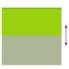 vidaXL Roller Blind Blackout Leaves Green 160x130 cm Fabric Width 156.6 cm Polyester