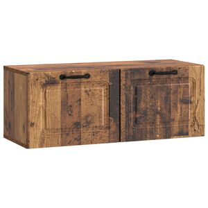 vidaXL Wall-Mounted TV Cabinet Wall-mounted Old Wood 78.5 x 31 x 30 cm