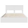 vidaXL Storage Bed with Headboard White 160 x 200 cm Engineered Wood