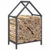 vidaXL Firewood Rack Anthracite 40x25x60 cm Cold-rolled steel