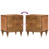 vidaXL Bedside Cabinets 2 pcs 40x33x46 cm Solid Wood Mango