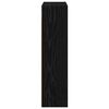 vidaXL Bathroom Wall Cabinet with Shelf Black Oak 40 x 16 x 62.5 cm