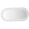 vidaXL LED Bathroom Mirror 60x25 cm Oval