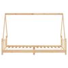 vidaXL Kids Bed Frame 90x200 cm Solid Wood Pine