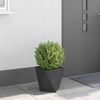 vidaXL Planter Black 30 x 30 x 30 cm Steel