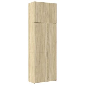 vidaXL Highboard Sonoma Oak 80x42.5x249 cm Engineered Wood