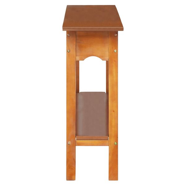 vidaXL Console Table 110x30x75 cm Solid Wood Mahogany