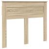vidaXL Bed Frame with Drawer Sonoma Oak 135 x 190 cm Engineered Wood