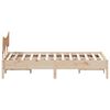 vidaXL Bed Frame without Mattress 120x190 cm Small Double Solid Wood Pine