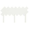 vidaXL Bed Headboard White 141x3x80.5 cm Solid Wood Pine