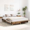 vidaXL Bed Frame No Mattress Old Wood 140x200 cm Engineered Wood