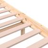 vidaXL Bed Frame without Mattress Solid Wood 90x200 cm