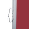 vidaXL Retractable Side Awning Red 120x1000 cm
