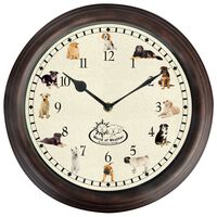 Esschert Design Clock with Dog Sounds