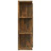vidaXL Bathroom Mirror Cabinet Smoked Oak 80x20.5x64 cm Engineered Wood