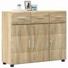 vidaXL Sideboard FLORIN Sonoma Oak 88.5 x 30.5 x 73 cm Engineered Wood