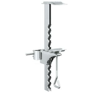 vidaXL Parasol Base Silver Steel