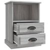 vidaXL Bedside Cabinet Grey Sonoma 43x36x60 cm