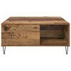 vidaXL Coffee Table Old Wood 80 x 80 x 36.5 cm Engineered Wood