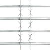 vidaXL Adjustable Security Grilles for Windows 2 pcs 1000-1500 mm