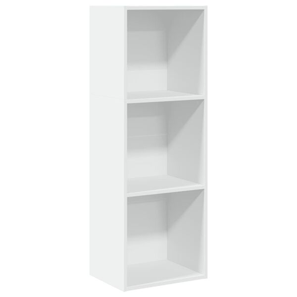 vidaXL Bookcase White 40x30x114 cm Engineered Wood