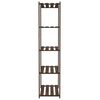 vidaXL 5-Tier Storage Rack Brown 80x38x170 cm Solid Wood Pine