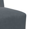vidaXL Modular Sofa Unit Armless 2 pcs Dark Grey 55 x 74 x 82 cm