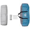 vidaXL Shower Tent Folding with Storage Blue 160 x 160 x 227 cm Steel