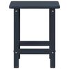 vidaXL Adirondack Side Table Navy blue 38 x 38 x 46 cm HDPE