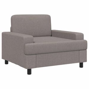 vidaXL Armchair Taupe Fabric