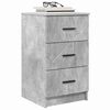 vidaXL Bedside Cabinet Concrete grey 38 x 38 x 66 cm Engineered wood