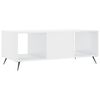 vidaXL Coffee Table High Gloss White 102x50x40 cm Engineered Wood