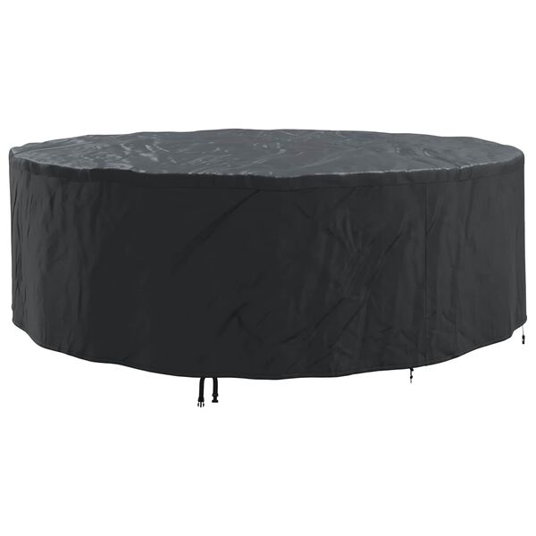 vidaXL Outdoor Furniture Cover Black 279 x 279 x 105 cm 210D fabric