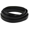 vidaXL Leather Strap Black 200 x 2 cm Leather
