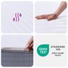 vidaXL Foam Mattress Medium Soft 90x200 cm