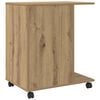 vidaXL Printer Stand Artisian Oak 60 x 40 x 68.5 cm Engineered Wood