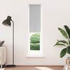 vidaXL Roller Blind Blackout Light Grey 40x230 cm Fabric Width 35.7 cm Polyester