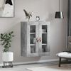 vidaXL Wall Mounted Cabinet Concrete Grey 69.5x34x90 cm